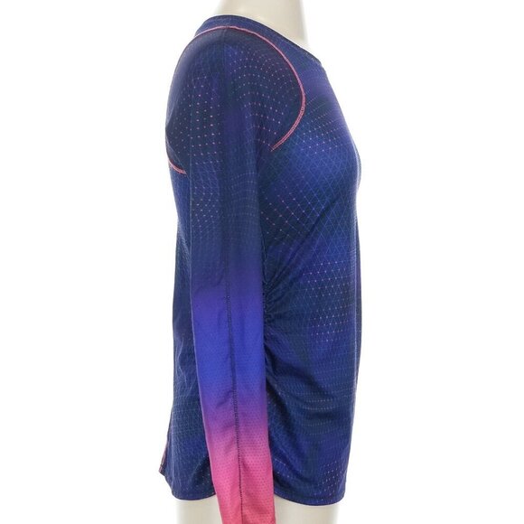 LUCKY IN LOVE S WOMEN'S CELESTIAL LONG SLEEVE TENNIS TOP - Picture 3 of 3